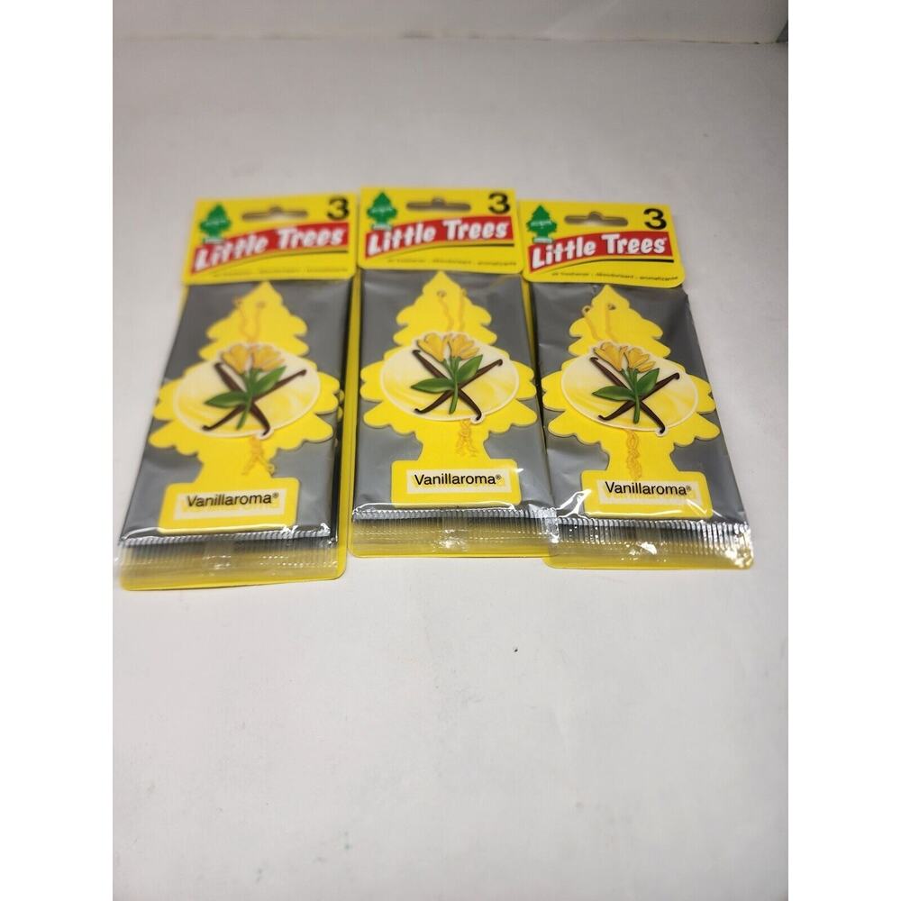 Little Trees vanillaroma Hanging Air Freshener 3 Pack 9 Total